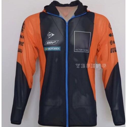 Motorcycle Moto Anti-UV Hoodie for KTM Factory Racing Team Sweatshirt GP Sports ATV Off Road Sun Protection Clothing