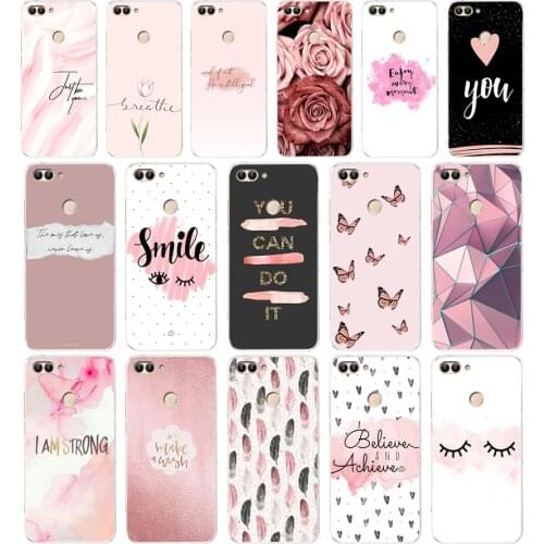 61AA Proverb Phrase Motto Soft TPU Case Cover For Huawei Honor P Smart 2018 2019 Y6 Prime 2018 Nova 2i 3i View 10