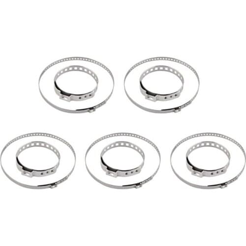 Stainless Steel Crimp Clamp AXLE Kit CV Joint Large&Small Accessories 10Pcs