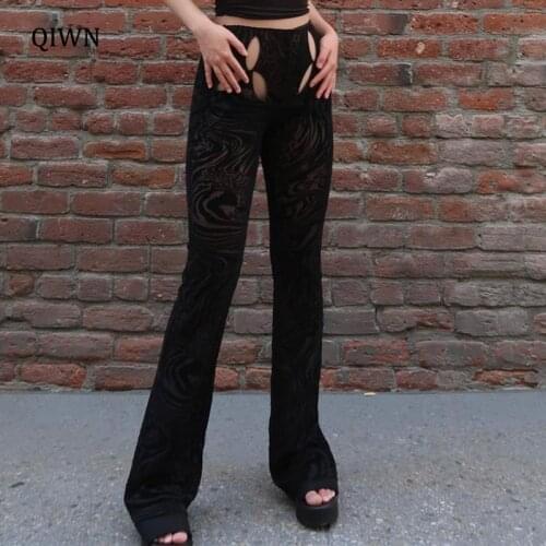 Женские брюки с высокой талией QIWN China At AliExpress