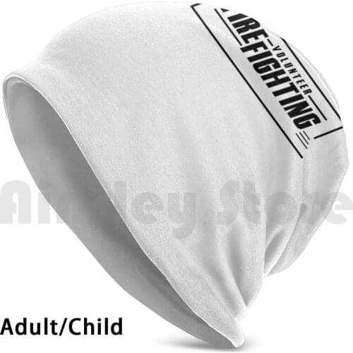 Volunteer Fire Brigade Fire Fighter Firefighter Beanies Knit Hat Hip Hop Association Firefighter Volunteer Fire