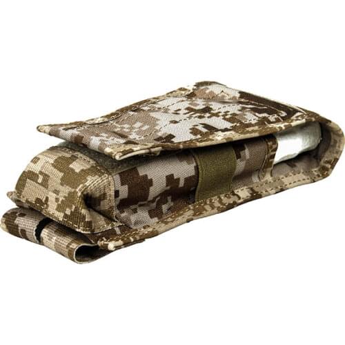 TMC2343-AOR1 Tactical Airsoft Single M4 Vertical Pouch Vest Molle Mag Pouch