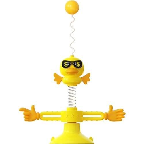 Spring Human Turn Cat Toy Interactive Cat Ball for Cats and Dogs Kitten Toys Pet Products Cat Accessories Pet