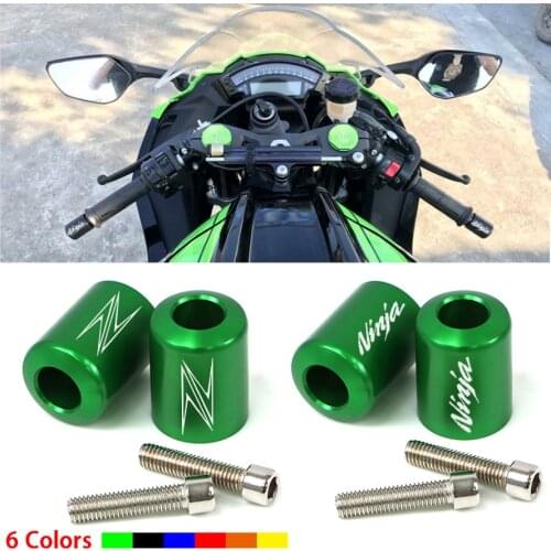 Motorcycle Handle Bar End Weight Handlebar Grips Cap Silder Plug For Kawasaki Ninja400/250/300/650Z400/Z900/1000