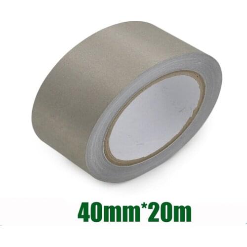 1 Roll 40mm* 20 meters Silver Single Sided Conductive Fabric Cloth Adhesive Tape Laptop/Notebook Components EMI Shielding