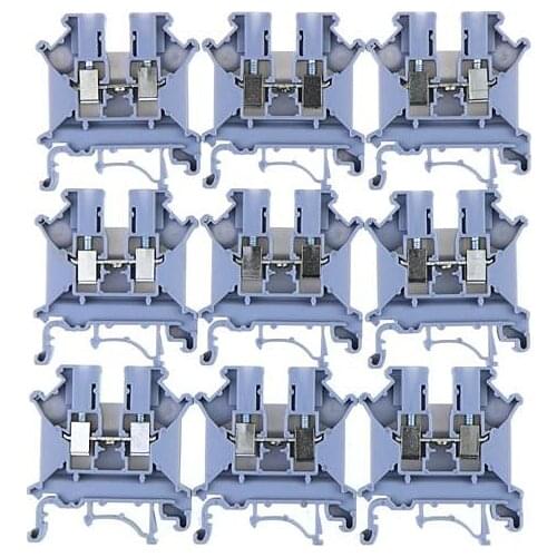 50pcs/ box UK-3N CE certification UK3N DIN rail Terminal blocks Phoenix type UK3N Wiring board connector terminals