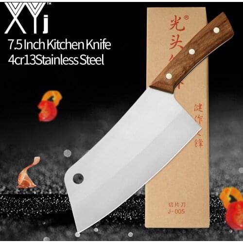 7.5 inch Gyuto Kitchen Knife Serbian Chef Full Tang Knife Slicer Santoku Cleaver Cutter Hunting Slicing Filleting Steak Knife