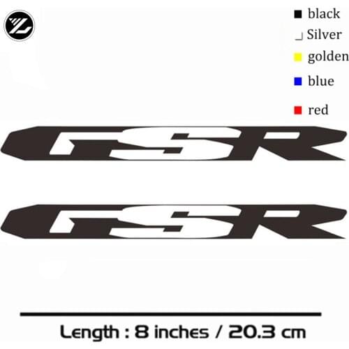 8Inch Reflective Sticker Decal Motorcycle Car Sticker Wheels Fairing Helmet Sticker Decal for Suzuki GSR 750 600 1000 MOTO GP