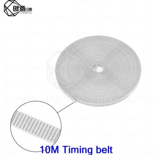 2M 3D Printer Accessories 2GT-6MM 10MM PU with steel core GT2 Open Timing Belt Width 6mm 10mm for RepRap Mendel Rostock CNC