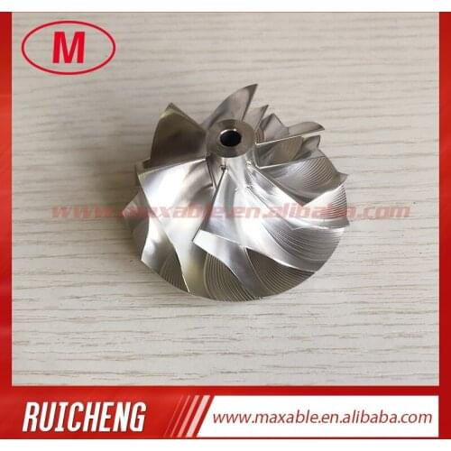GT15-25 47.00/60.40mm 6+6 blades Turbo milling/aluminum 2618/Billet compressor wheel