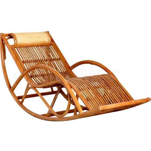 Kendo Rocking Chair Rattan Chair Balcony Leisure Chair Household Rocking Chair Reclining Chair Rattan Weaving Adult Nap Chair
