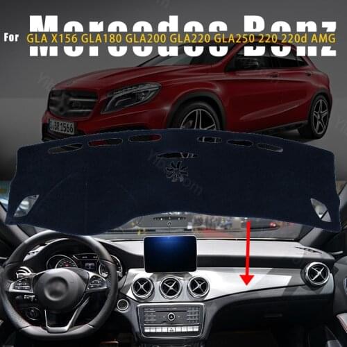 For Mercedes Benz GLA X156 GLA180 GLA200 GLA220 GLA250 220 AMG Dashmat Dashboard Cover Dash Cover Mat Protective Carpet Styling