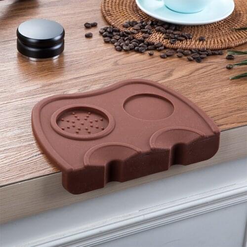 KKmoon Food-grade Silicone Coffee Tamper Mat Non-slip Odorless Coffee Espresso Tamper Mat Holder for Most of Portafilters
