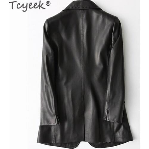 Real Leather Jackets Women Ladies Elegant Clothes Natural Sheepskin Coat Female Genuine Leather Spring Outwear LWL1430