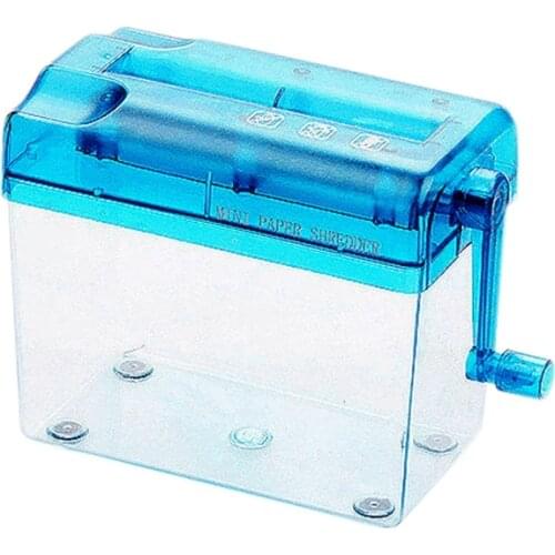 A6 Small Portable Mini Manual Shredder Cut Paper for Home Office
