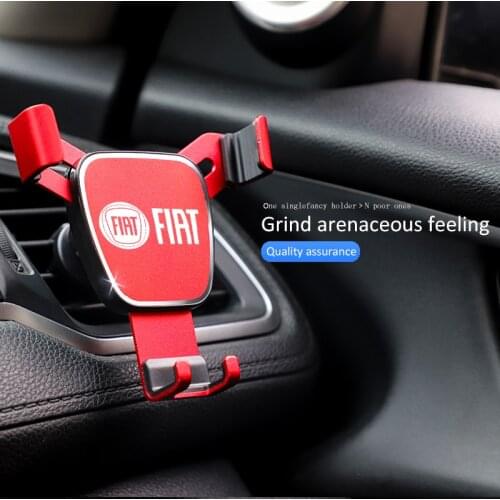 1Pcs ABS Matte Shockproof Mobile Phone Holder Car Accessories For Fiat 500 Panda FR Abarth Stilo Ducato Palio Bravo Viaggio Tipo