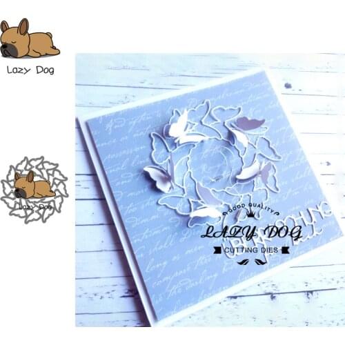 Butterfly Circle Metal Cutting Dies Scrapbooking Stencil DIY Decorative Craft Embossing Die Cuts Card Making New Dies For 2019