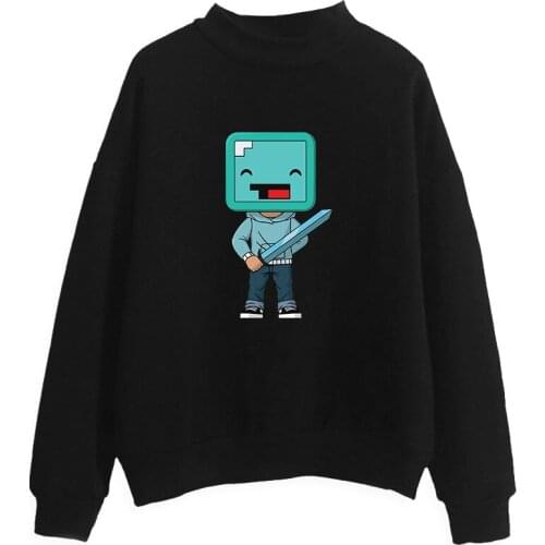 Skeppy Fashion Turtleneck Sweatshirts Women Men Long Sleeve Sweatshirts Hot Sale Casual Pullover Clothes