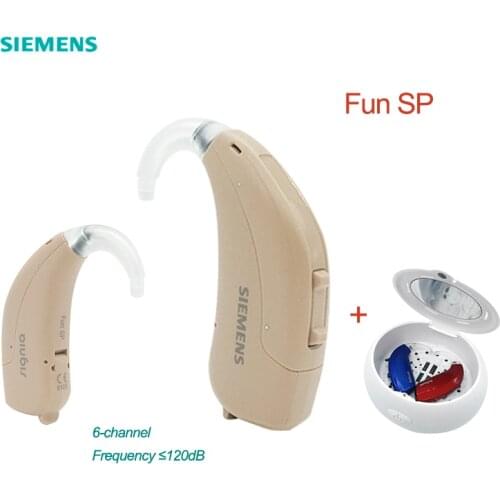 Germany Original Siemens Digital Hearing Aid Fun SP Upgrade Siemens Touching Lotus 23SP 675 Battery with Dry Stay Dryer