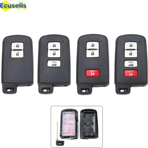New Replacement Remote Key Shell Case Fob 2/3/4 Button for Toyota Avalon Camry RAV4 with insert key