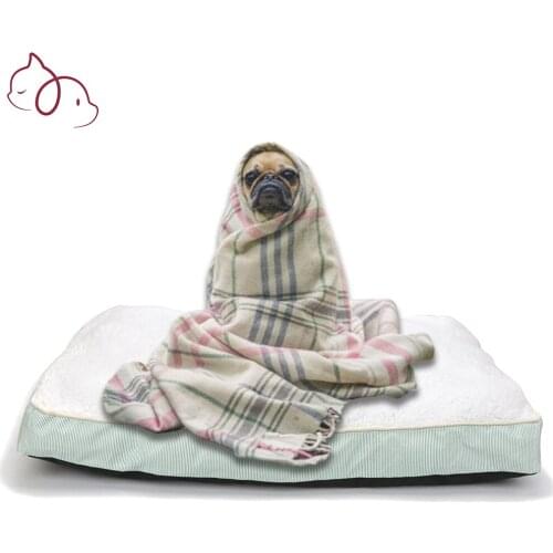 Dog Bed for Small Large Dogs Cushion Mat Soft Dog Basket Blanket Plush Bed for Puppy Cats Nesk Dog Accessories Pet Supplies