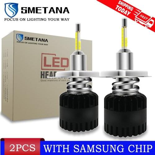 2Pcs H7 H11 LED Bulbs with SAMSUNG Chips H4 H1 H8 H9 9005 9006 Led Car Headlight D1S D2S D3S D4S led Headlamp 360° Shine 11200LM