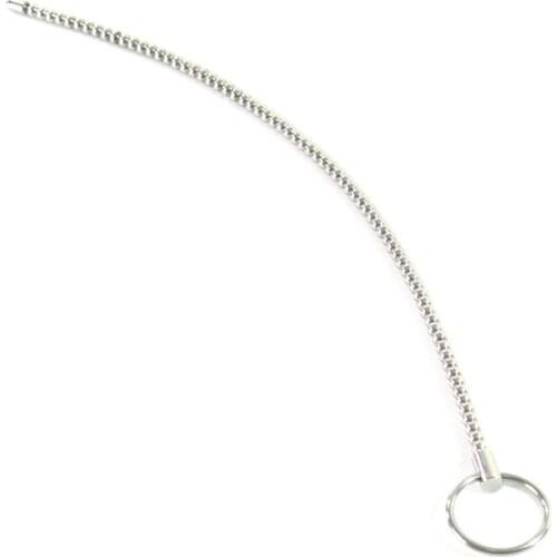 36cm Long Urethral Beads Dilatation Pinis Sounding Rod Peins Plug Stainless Steel Urethral Sound Dilators Male Sex Toys Urethra