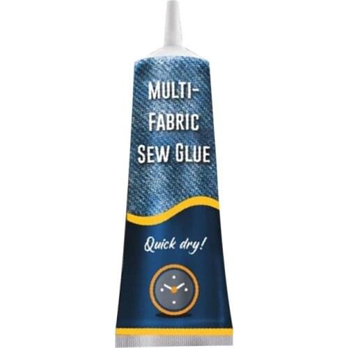 Liquid Glue Instant Fabric Leather Fast Drying Glue Ultra-stick Sew Glue Kit Secure Stitch Liquid Sewing Supplies Universal Glue
