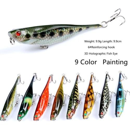 1PCS Fishing Lure 120F Hook Minnow Wobblers Super Long Throwing Sinking Hard Bait 99mm/9.9g Flatfish Pesca Perch Saltwater Fish