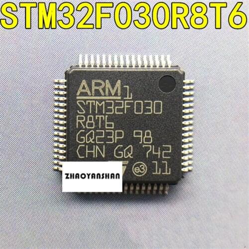 10pcs X STM32F030R8T6 STM32F030 LQFP64 Free Shipping
