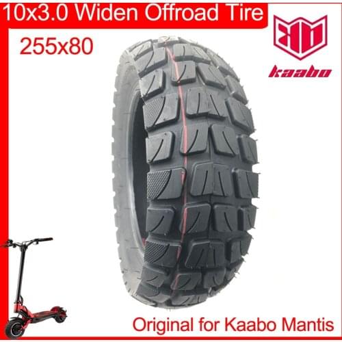 10x3.0 Offroad Tire Widen Tyre Inflatable 255x80 Pneumatic Tube for Kaabo Mantis 10inch Electric Scooter