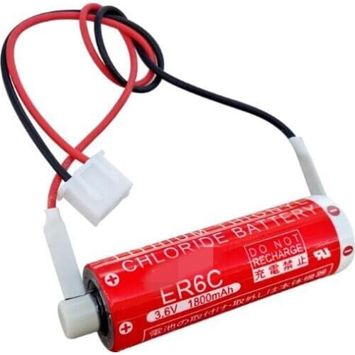 2PCS FREESHIPPING Brand new original ER6C FX1N/2N PLC battery ER6C(AA) 3.6V