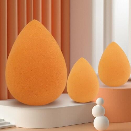 3PCS Water Drop Makeup Sponge Cosmetic Puff Facial Powder BB Cream Cosmetic Puff Blending Foundation Sponge Puff Big/Mini Set