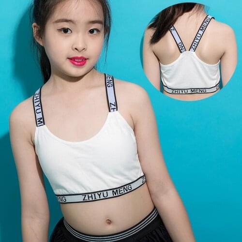 5pc/Lot Cotton Underwear Girl Children Training Bra Teenager Undergarments 8-18Years