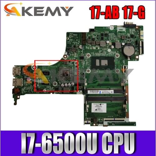 830539-601 830539-001 For HP Pavilion 17-AB 17-G I7-6500U Laptop Motherboard DAX1BDMB6F0 SR2EZ N16S-GT-S-A2 Notebook Mainboard