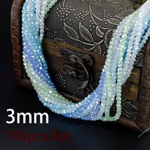 Hot Sale New Ball Faceted Chinese 3MM 195PCs High Quality Round Sphere Shape Crystal Loose Beads for Garment Beads DIY