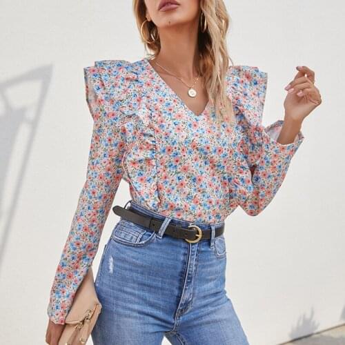 Женские рубашки с принтом CHAIYAO China At AliExpress