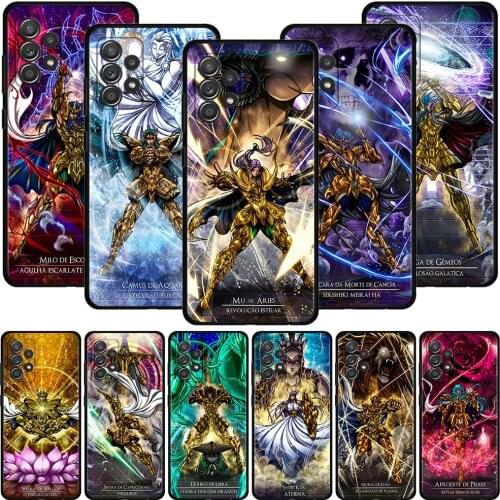 Case For Samsung Galaxy A72 A71 A52 A51 A42 A41 A32 A31 A22 A21s A12 A11 A02 A02s A01 Cover Shell Fundas Saint Seiya Anime