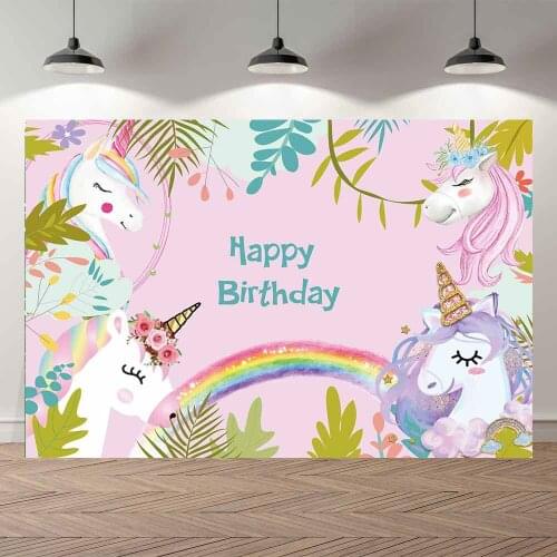 Seekpro Photography Background wonderland cartoon animals Happy birthday new born party baby shower Backdrop Photo Photocall