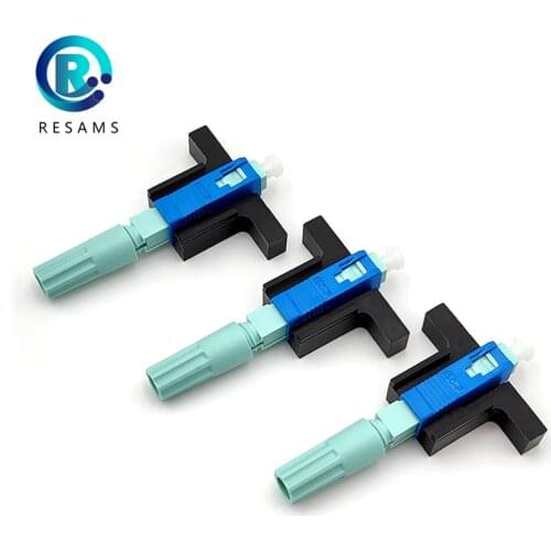 FTTH CIXI Nut Type Cold Joint Easy To Use Fiber Covered Wire SC UPC Quick Connector Optic Fast Free Shipping Optical 53mm Length