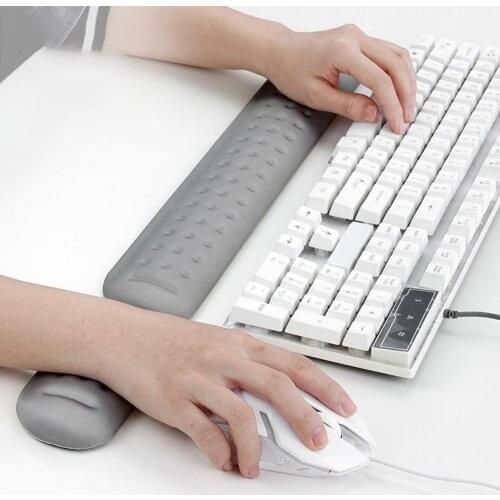 Mouse Pads With Hand Wrist Rest Office Memory Mouse Mat Sponge Support Keyboard Mouse Pad Cushion for Computer PC laptop