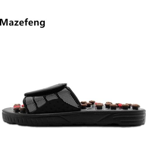 Massage Slipper Shoes Men Summer Slipper Acupoint Healthcare Slipper Health Rotating Accupressure Foot Slippers for Men Women