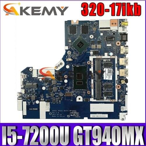 NM-B243 Laptop motherboard For Lenovo Ideapad 320-17IKB original mainboard 4GB-RAM I5-7200U GT940MX/920MX