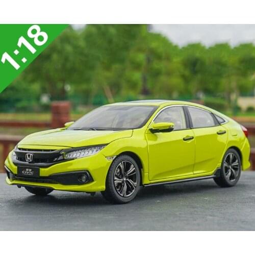 New high quality 1:18 HONDA CIVIC 2019 alloy models,simulation of high-grade metal collections and gifts,free shipping