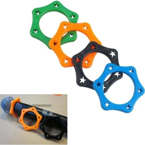 6Pcs Rubber Anti Slip Roller Ring Protection For Handheld Wireless Microphone Cute Mini Antislip Sleeve