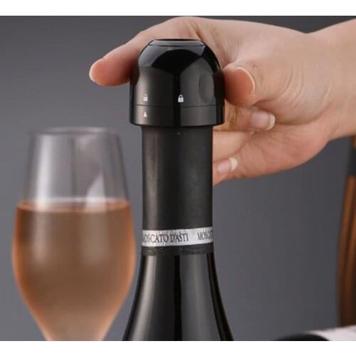Red Wine Bottle Cap Silicone Stopper Fresh Wine Keeper Champagne Cork Stopper Kitchen Accessories Bar Tools