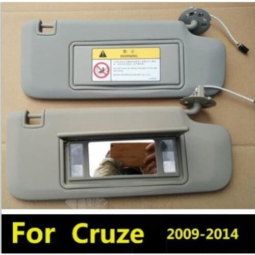 Overhead Console Interior Sunvisor With Mirror Front visor assembly For Chevrolet Cruze 2009-2014 Sun Shield Car accessories