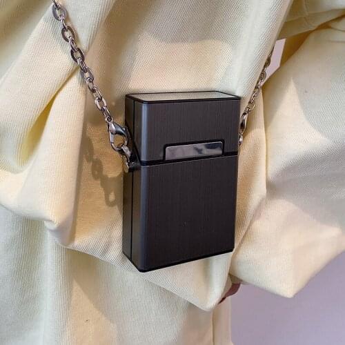 Metal Box Mini Crossbody bag 2021 Summer New Womens Designer Handbag Chain Shoulder Messenger Bag Lipstick bag Coin Purse