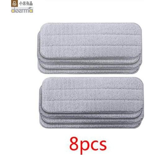 Youpin Deerma Replace Mop Cloth Rags for Water Spray Mop 360 Rotating Cleaning Cloth Head Wooden Carbon Fibe