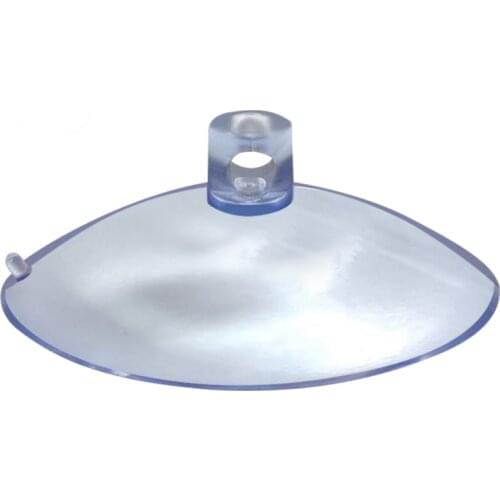 1/2Pcs/Pack With holes Suction Cup Hooks, 80mm 8CM Big Clear Suction Cup Sucker Pads for Window Wall Hook Hanger